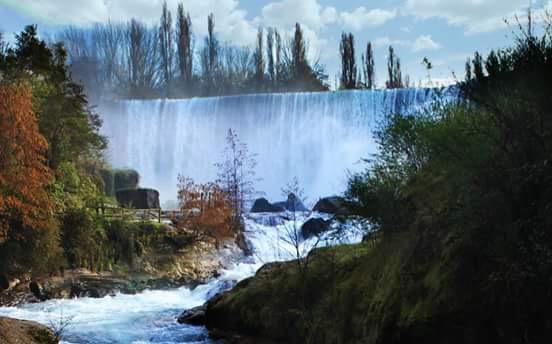 Cabanas Rucalhue Salto Del Laja Cabrero Exterior foto